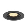 Spot encastré NUMINOS® GIMBLE M intérieur 3000&nbsp;K 55° noir - SLV - 1009565