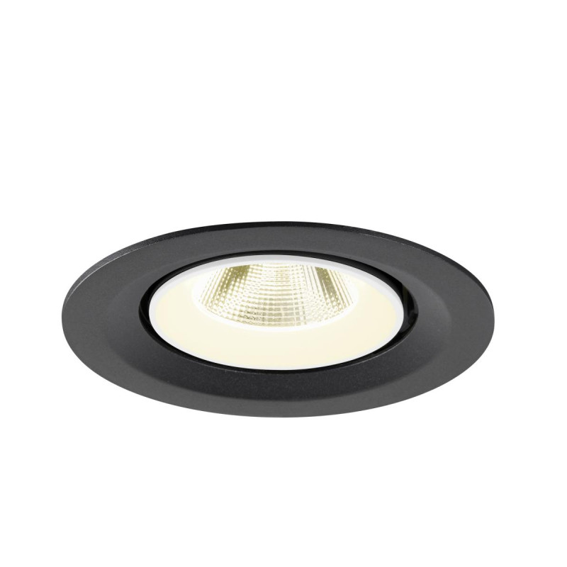 Spot encastré NUMINOS® GIMBLE M intérieur 4000&nbsp;K 20° noir / blanc - SLV - 1009578