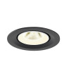 Spot encastré NUMINOS® GIMBLE M intérieur 4000&nbsp;K 20° noir / blanc - SLV - 1009578