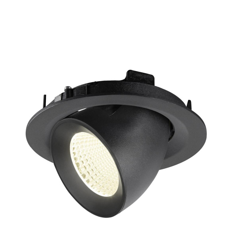Spot encastré NUMINOS® GIMBLE M intérieur 4000&nbsp;K 40° noir - SLV - 1009580
