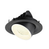Spot encastré NUMINOS® GIMBLE M intérieur 4000&nbsp;K 40° noir / blanc - SLV - 1009581