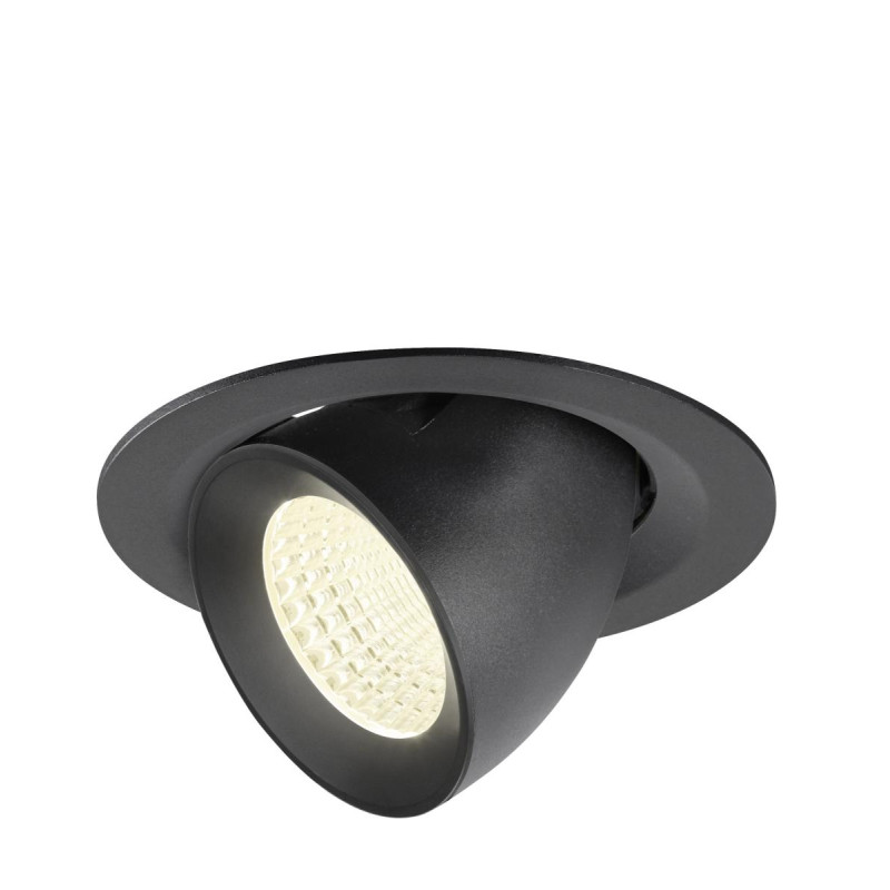 Spot encastré NUMINOS® GIMBLE M intérieur 4000&nbsp;K 55° noir - SLV - 1009583