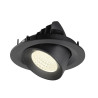 Spot encastré NUMINOS® GIMBLE M intérieur 4000&nbsp;K 55° noir - SLV - 1009583