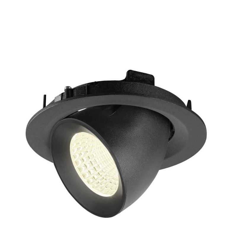 Spot encastré NUMINOS® GIMBLE M intérieur 4000&nbsp;K 55° noir - SLV - 1009583