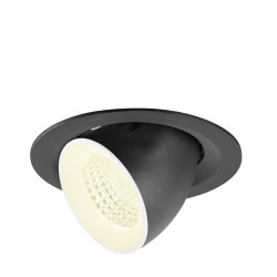 Spot encastré NUMINOS® GIMBLE M intérieur4000&nbsp;K 55° noir / blanc - SLV - 1009584