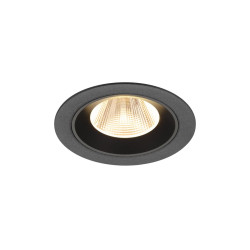 Encastré downlight NUMINOS® M intérieur 2700&nbsp;K 20° IP20 rond noir - SLV - 1009595