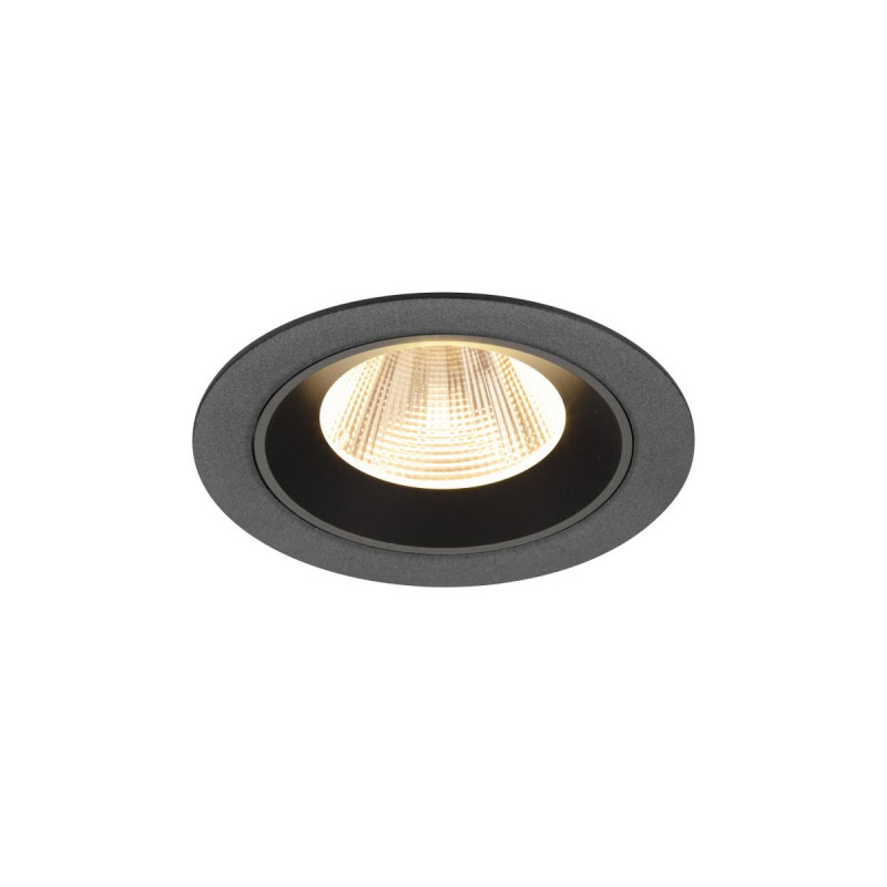 Encastré downlight NUMINOS® M intérieur 2700&nbsp;K 20° IP20 rond noir - SLV - 1009595