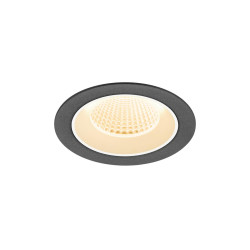 Encastré downlight NUMINOS® M intérieur 2700&nbsp;K 40° IP20 rond noir / blanc - SLV - 1009599