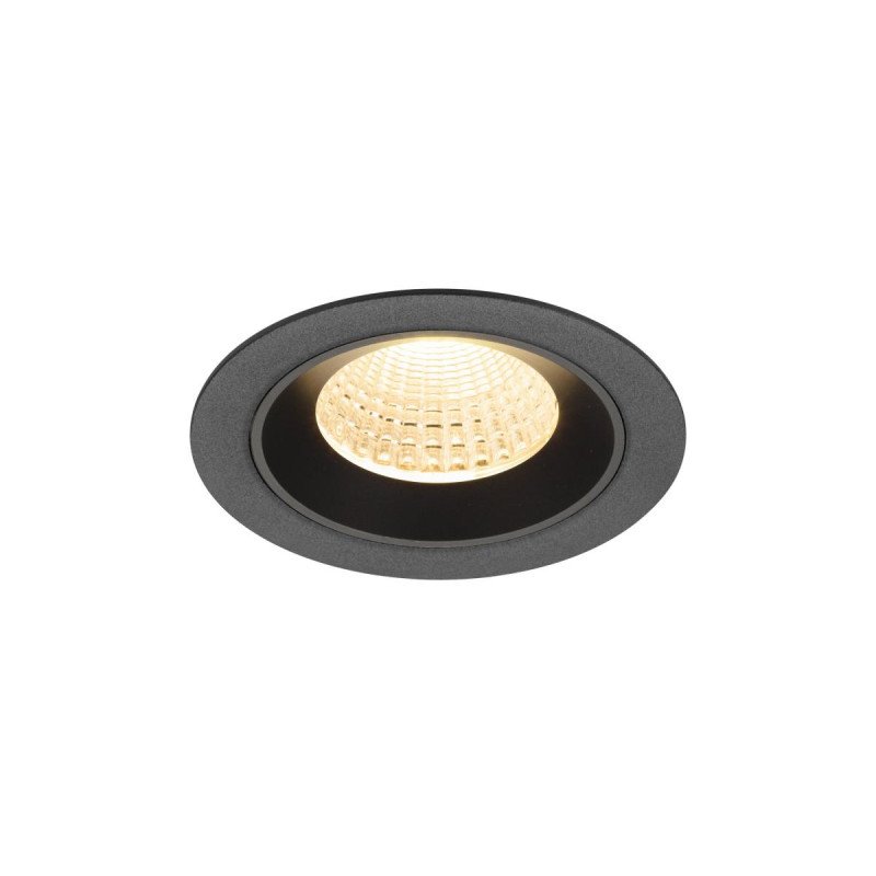 Encastré downlight NUMINOS® M intérieur 2700&nbsp;K 55° IP20 rond noir - SLV - 1009601