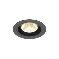 Encastré downlight NUMINOS® M intérieur 3000&nbsp;K 20° IP20 rond noir - SLV - 1009613