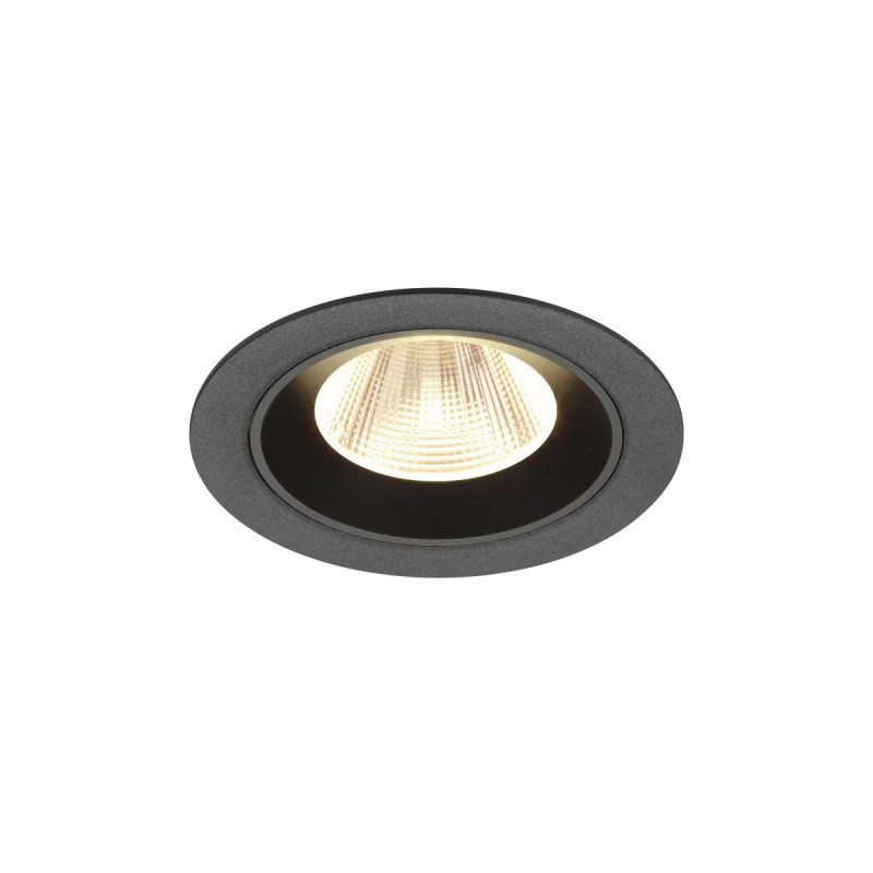 Encastré downlight NUMINOS® M intérieur 3000&nbsp;K 20° IP20 rond noir - SLV - 1009613