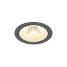 Encastré downlight NUMINOS® M intérieur 3000&nbsp;K 20° IP20 rond noir / blanc - SLV - 1009614