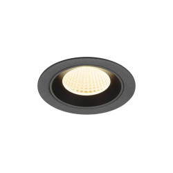 Encastré downlight NUMINOS® M intérieur 3000&nbsp;K 40° IP20 rond noir - SLV - 1009616