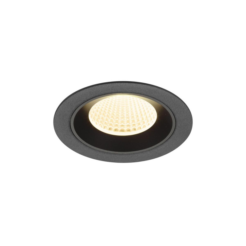 Encastré downlight NUMINOS® M intérieur 3000&nbsp;K 40° IP20 rond noir - SLV - 1009616