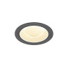 Encastré downlight NUMINOS® M intérieur 3000&nbsp;K 40° IP20 rond noir / blanc - SLV - 1009617