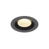 Encastré downlight NUMINOS® M intérieur 3000&nbsp;K 55° IP20 rond noir - SLV - 1009619