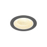 Encastré downlight NUMINOS® M intérieur 3000&nbsp;K 55° IP20 rond noir / blanc - SLV - 1009620