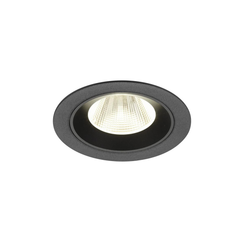 Encastré downlight NUMINOS® M intérieur 4000&nbsp;K 20° IP20 rond noir - SLV - 1009631