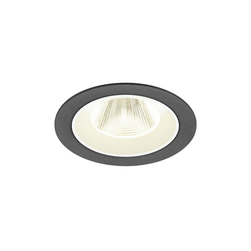 Encastré downlight NUMINOS® M intérieur 4000&nbsp;K 20° IP20 rond noir / blanc - SLV - 1009632