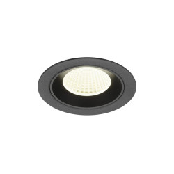 Encastré downlight NUMINOS® M intérieur 4000&nbsp;K 40° IP20 rond noir - SLV - 1009634