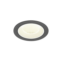 Encastré downlight NUMINOS® M intérieur 4000&nbsp;K 40° IP20 rond noir / blanc - SLV - 1009635