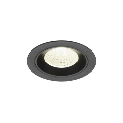 Encastré downlight NUMINOS® M intérieur 4000&nbsp;K 55° IP20 rond noir - SLV - 1009637