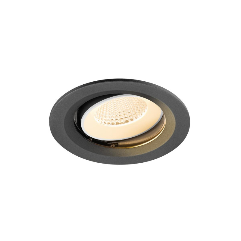 Encastré downlight NUMINOS® MOVE M 2700&nbsp;K 40° IP20 rond noir / blanc - SLV - 1009653