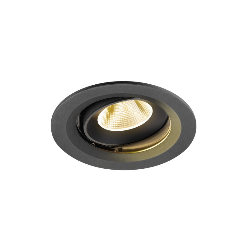 Encastré downlight NUMINOS® MOVE M intérieur 3000&nbsp;K 20° IP20 rond noir - SLV - 1009667