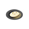 Encastré downlight NUMINOS® MOVE M 3000&nbsp;K 20° IP20 rond noir / blanc - SLV - 1009668