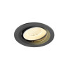 Encastré downlight NUMINOS® MOVE M 3000&nbsp;K 40° IP20 rond noir / blanc - SLV - 1009671