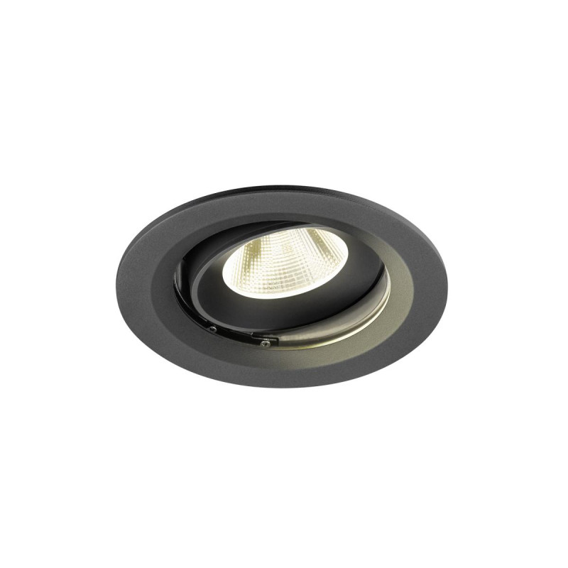 Encastré downlight NUMINOS® MOVE M intérieur 4000&nbsp;K 20° IP20 rond noir - SLV - 1009685