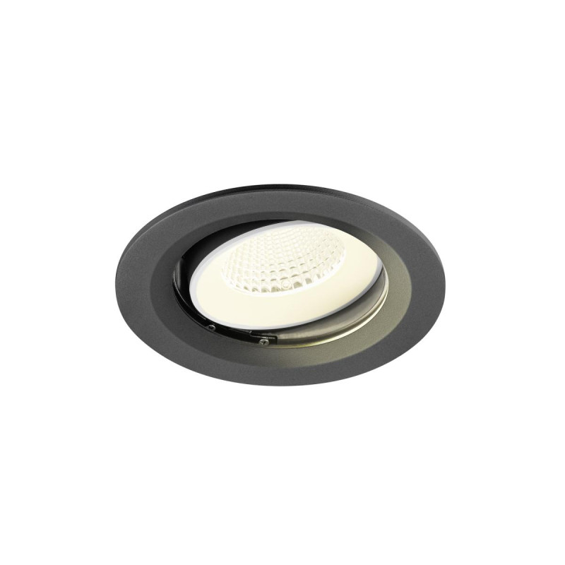 Encastré downlight NUMINOS® MOVE M 4000&nbsp;K 40° IP20 rond noir / blanc - SLV - 1009689