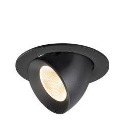 Encastré downlight NUMINOS® GIMBLE L intérieur 2700&nbsp;K 20° IP20 rond noir - SLV - 1009703