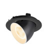Encastré downlight NUMINOS® GIMBLE L 2700&nbsp;K 20° IP20 rond noir / blanc - SLV - 1009704