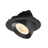Encastré downlight NUMINOS® GIMBLE L intérieur 2700&nbsp;K 55° IP20 rond noir - SLV - 1009709
