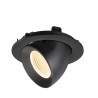 Encastré downlight NUMINOS® GIMBLE L intérieur 2700&nbsp;K 55° IP20 rond noir - SLV - 1009709