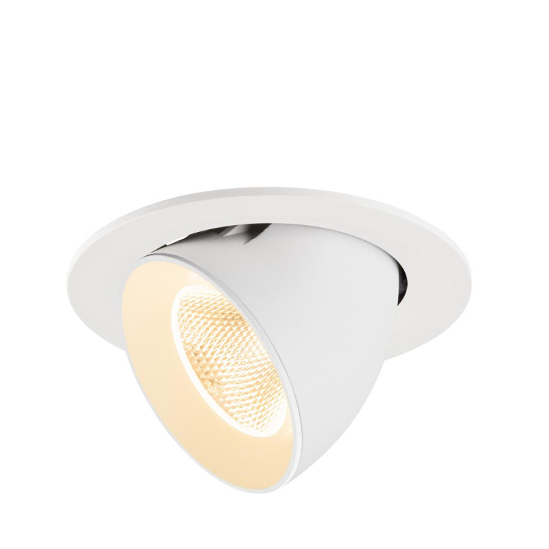 Encastré downlight NUMINOS® GIMBLE L intérieur 2700&nbsp;K 20° IP20 rond blanc - SLV - 1009713