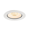 Encastré downlight NUMINOS® GIMBLE L intérieur 2700&nbsp;K 20° IP20 rond blanc - SLV - 1009713