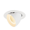 Encastré downlight NUMINOS® GIMBLE L intérieur 2700&nbsp;K 55° IP20 rond blanc - SLV - 1009719