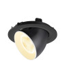 Encastré downlight NUMINOS® GIMBLE L 3000&nbsp;K 20° IP20 rond noir / blanc - SLV - 1009722