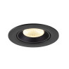 Encastré downlight NUMINOS® GIMBLE L intérieur 3000&nbsp;K 40° IP20 rond noir - SLV - 1009724