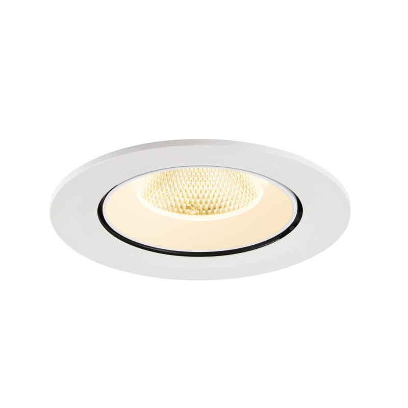 Encastré downlight NUMINOS® GIMBLE L intérieur 3000&nbsp;K 20° IP20 rond blanc - SLV - 1009731