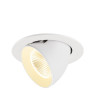 Encastré downlight NUMINOS® GIMBLE L intérieur 3000&nbsp;K 40° IP20 rond blanc - SLV - 1009734