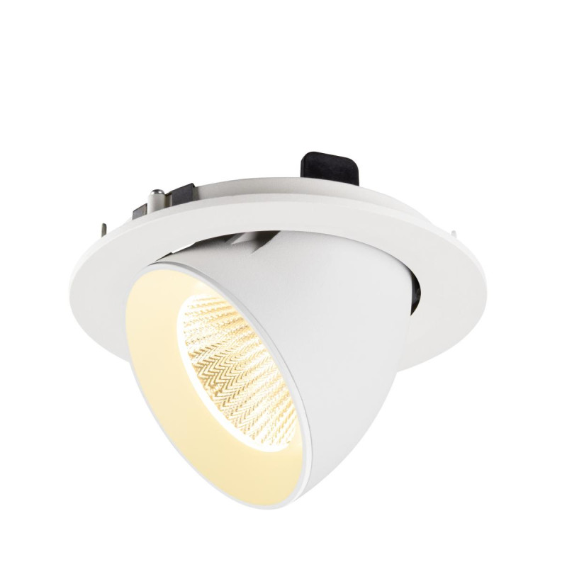 Encastré downlight NUMINOS® GIMBLE L intérieur 3000&nbsp;K 40° IP20 rond blanc - SLV - 1009734