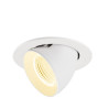 Encastré downlight NUMINOS® GIMBLE L intérieur 3000&nbsp;K 55° IP20 rond blanc - SLV - 1009737