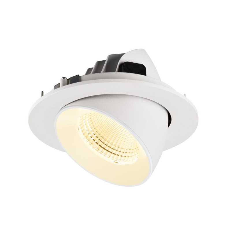 Encastré downlight NUMINOS® GIMBLE L intérieur 3000&nbsp;K 55° IP20 rond blanc - SLV - 1009737