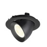 Encastré downlight NUMINOS® GIMBLE L intérieur 4000&nbsp;K 20° IP20 rond noir - SLV - 1009739