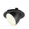 Encastré downlight NUMINOS® GIMBLE L 4000&nbsp;K 20° IP20 rond noir / blanc - SLV - 1009740