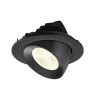Encastré downlight NUMINOS® GIMBLE L intérieur 4000&nbsp;K 40° IP20 rond noir - SLV - 1009742