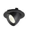 Encastré downlight NUMINOS® GIMBLE L intérieur 4000&nbsp;K 40° IP20 rond noir - SLV - 1009742